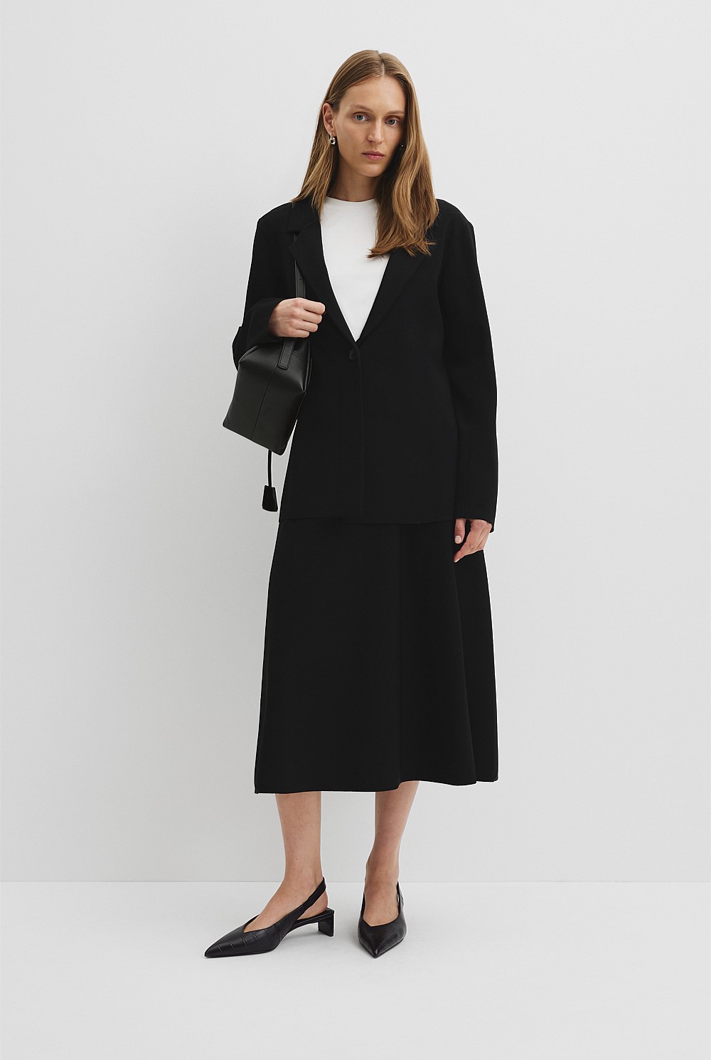 Compact Knit Blazer