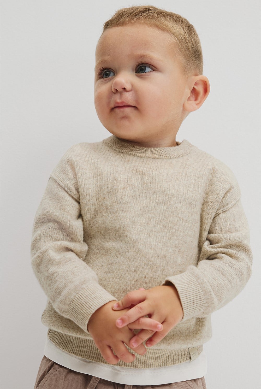 Merino Wool Cashmere Blend Knit
