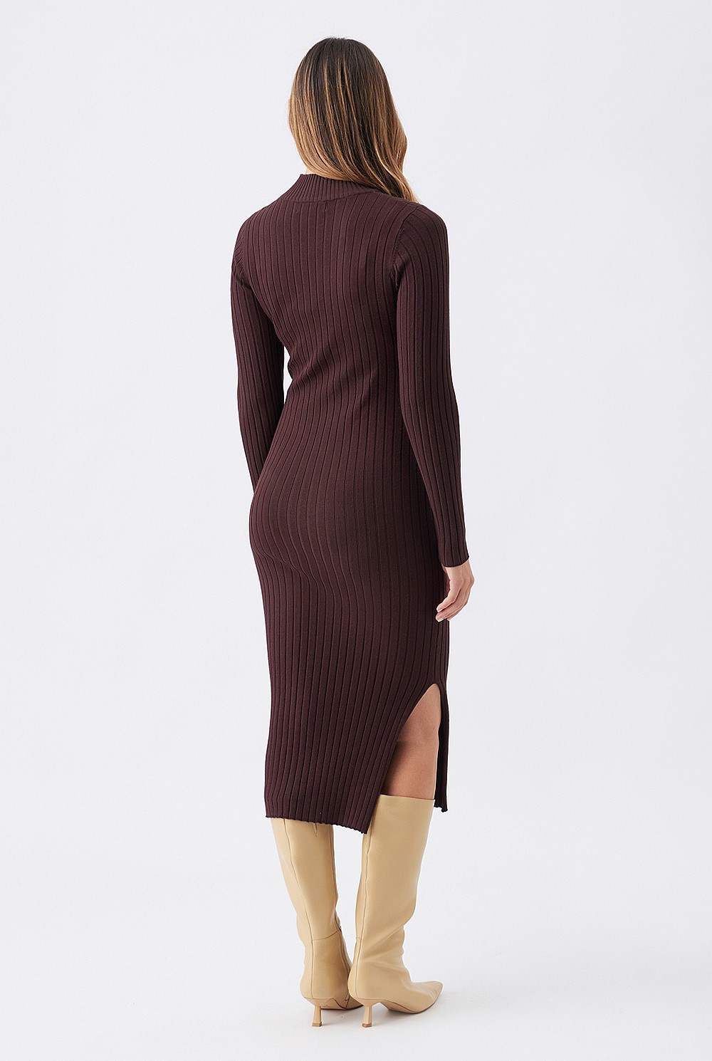 Nella Rib Nursing Knit Dress