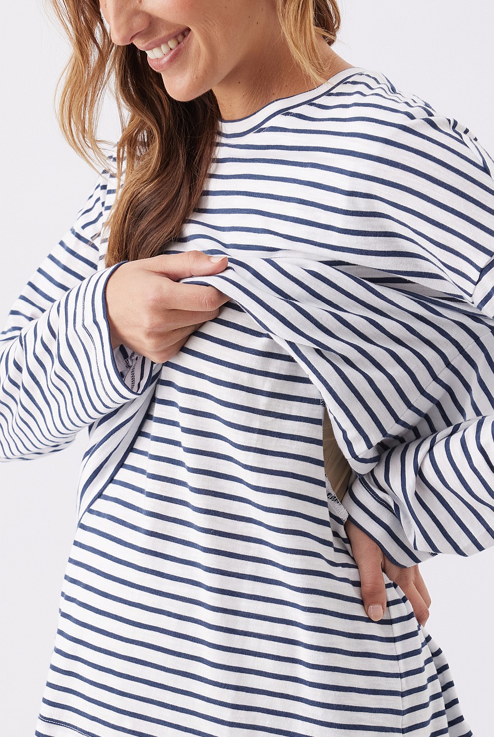 Claudette Long Sleeve Nursing Top