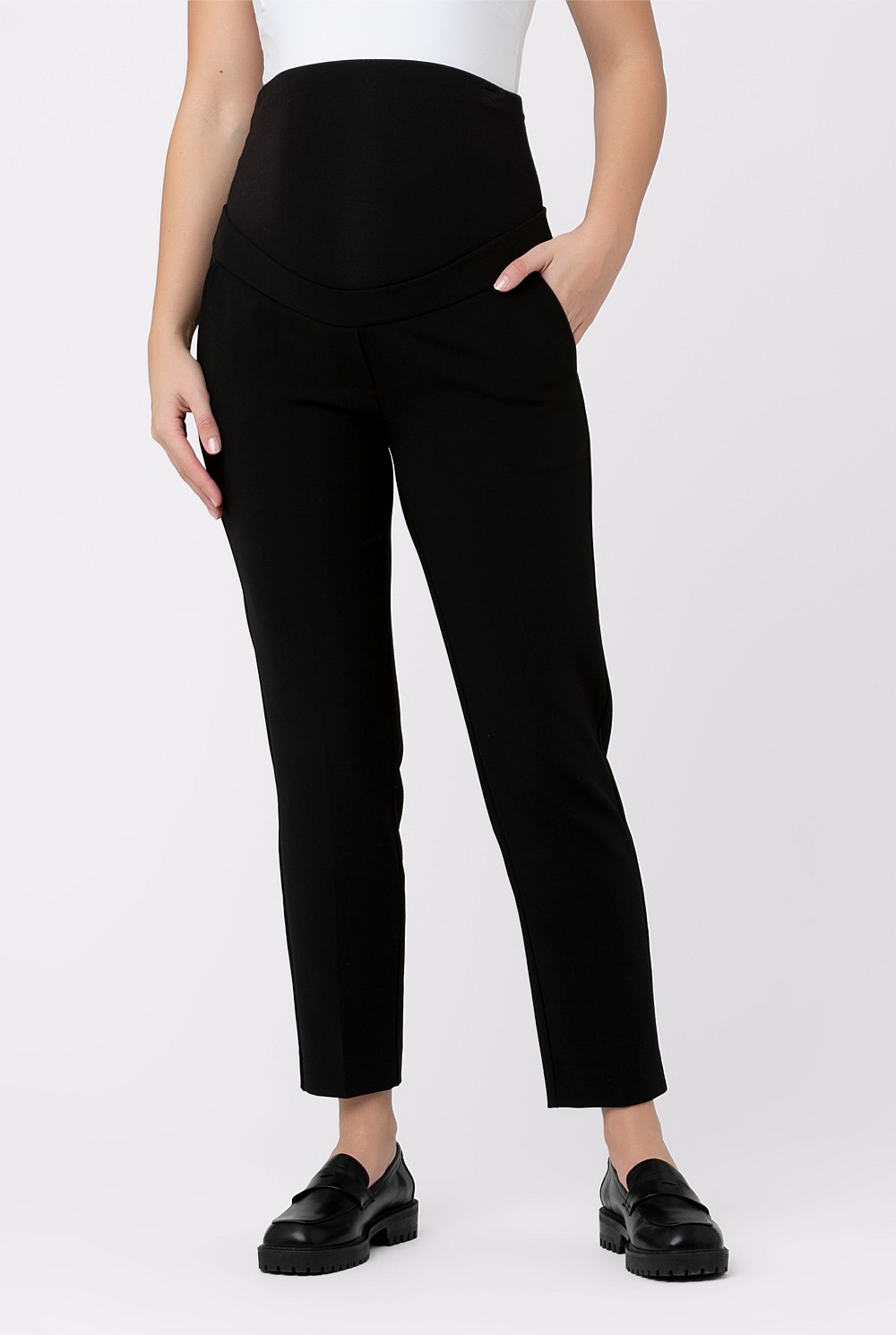 Alexa Classic Crop Maternity Pant