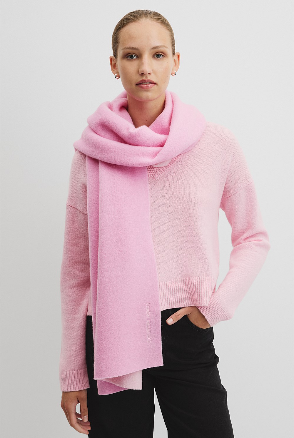 Wool Wide Scarf