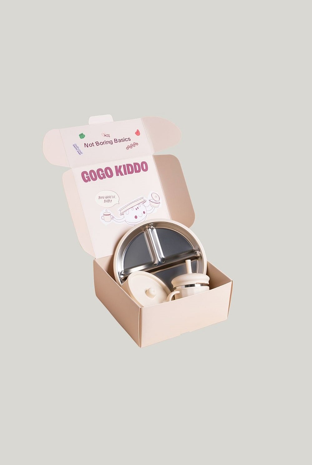 Fun Firsts Stainless Steel Feeding Set