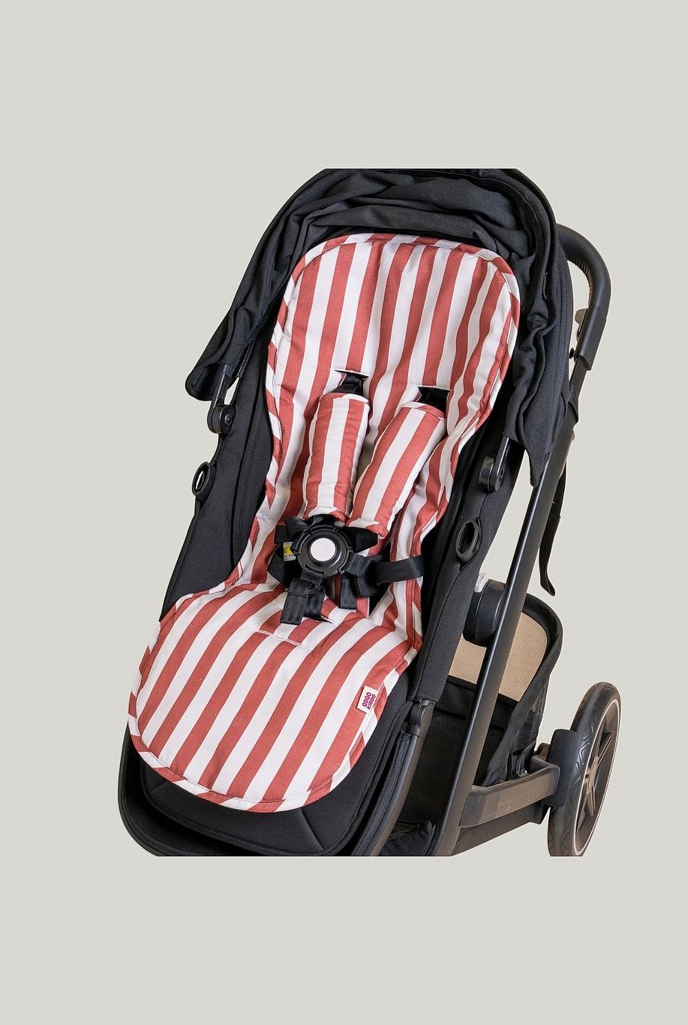 Cosy Pram Liner And Harness Protector - Berry Jam