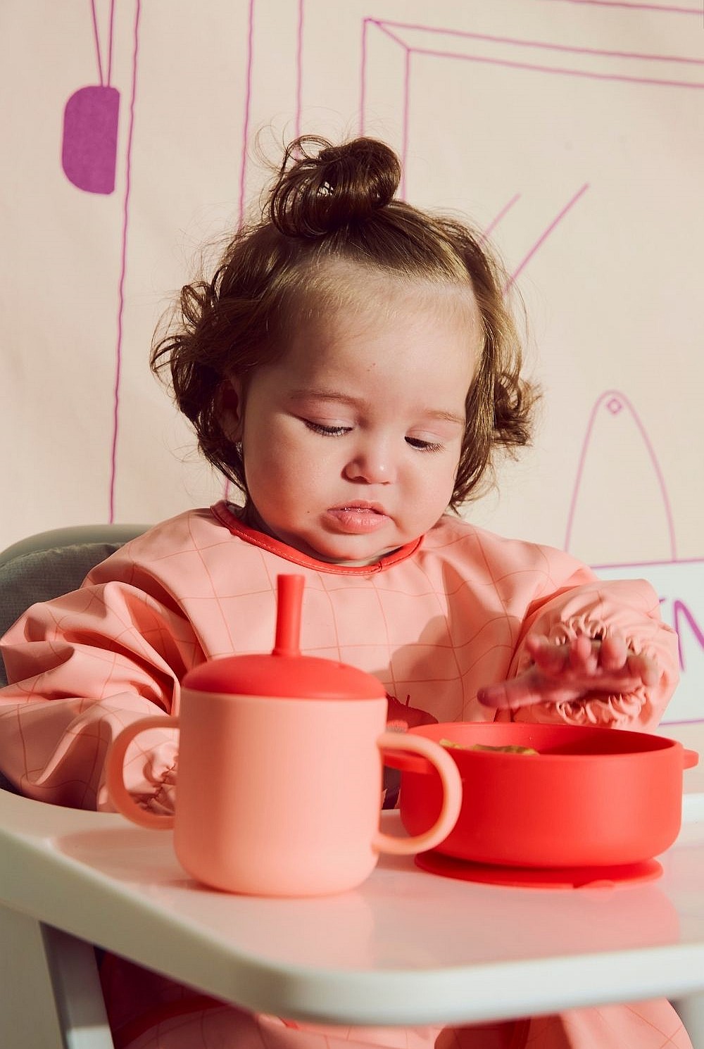 Fun Firsts Silicone Straw Cup
