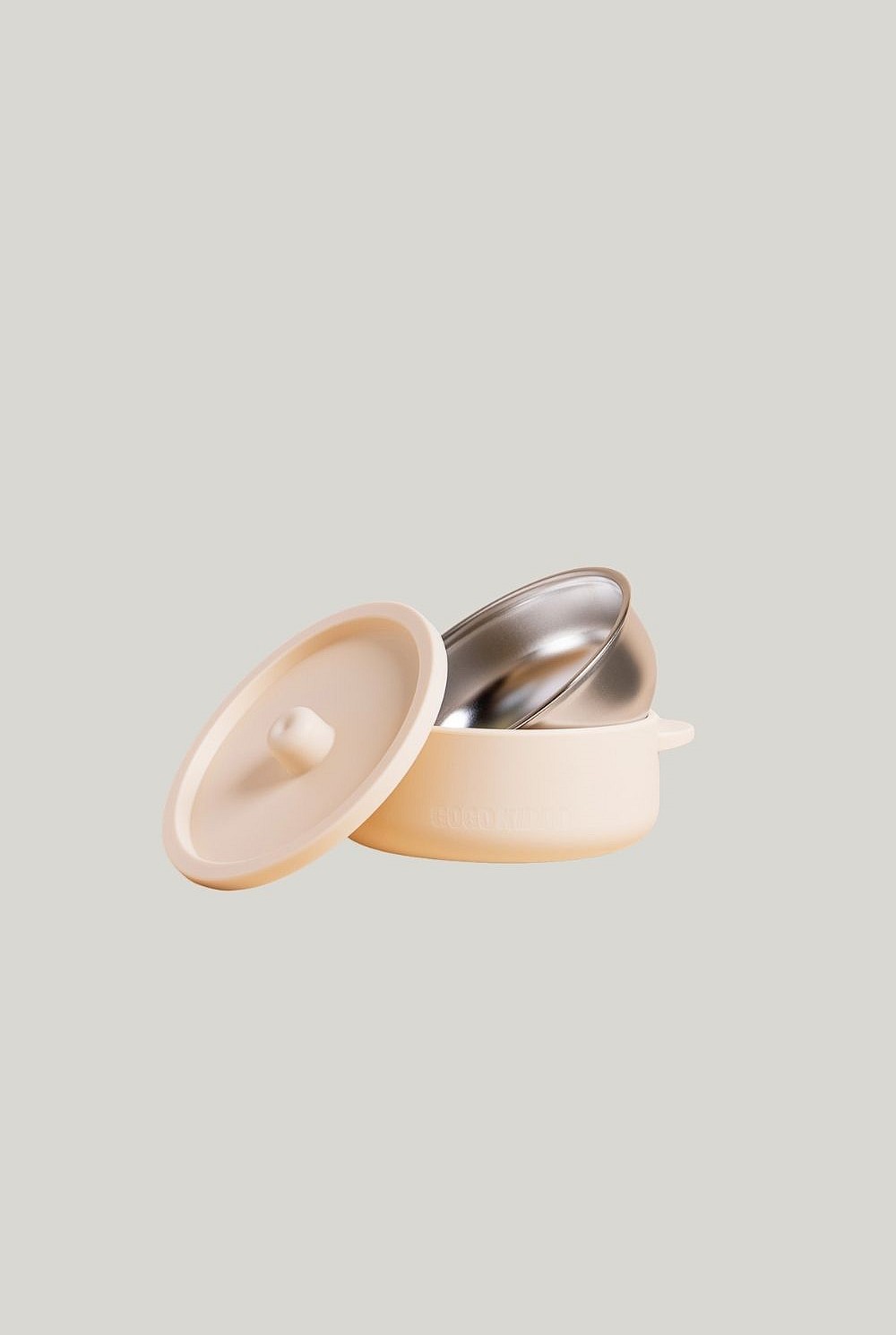 Fun Firsts Stainless Steel Bowl With Silicone Sleeve And Lid