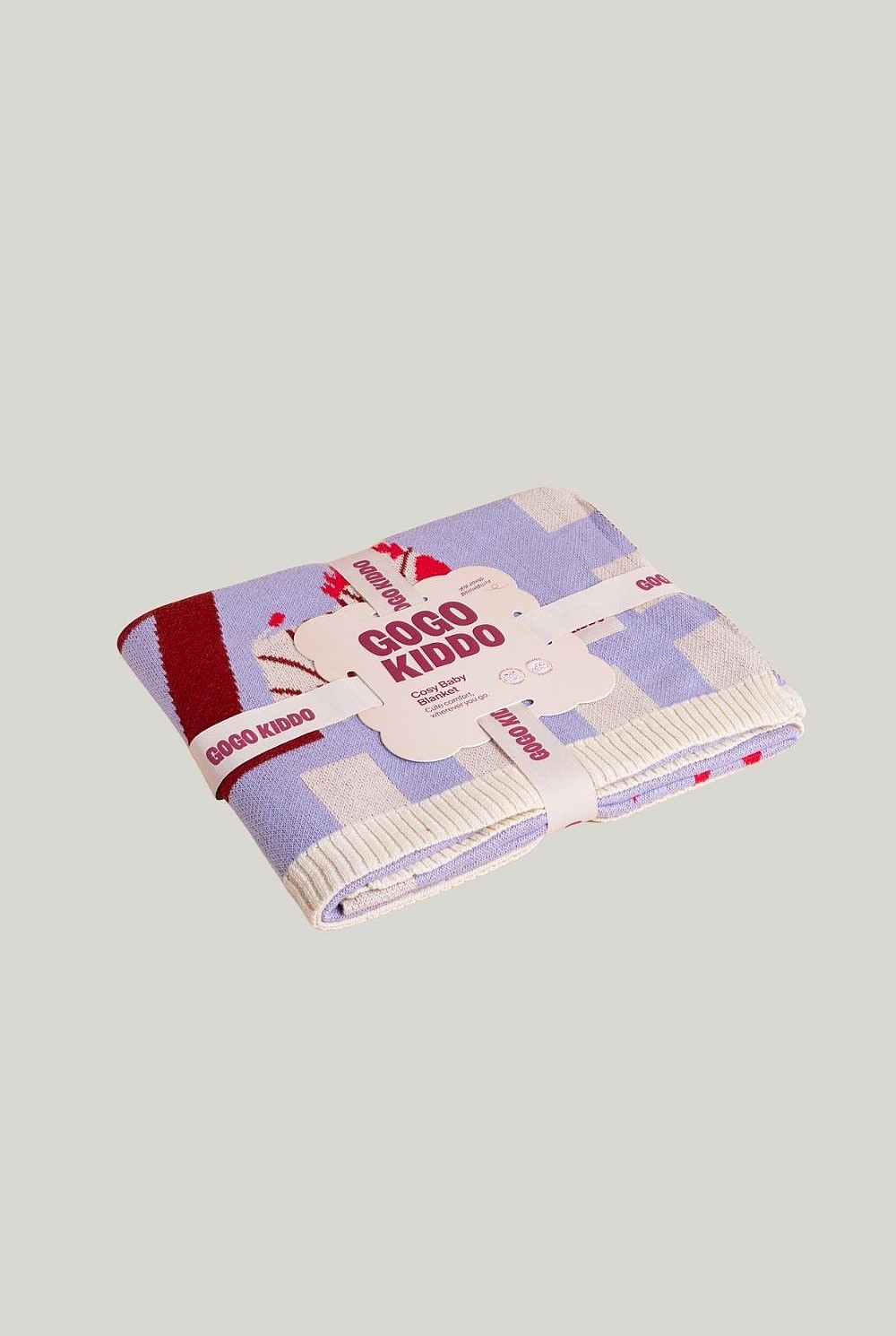 Cosy Baby Blanket - Abc Lilac