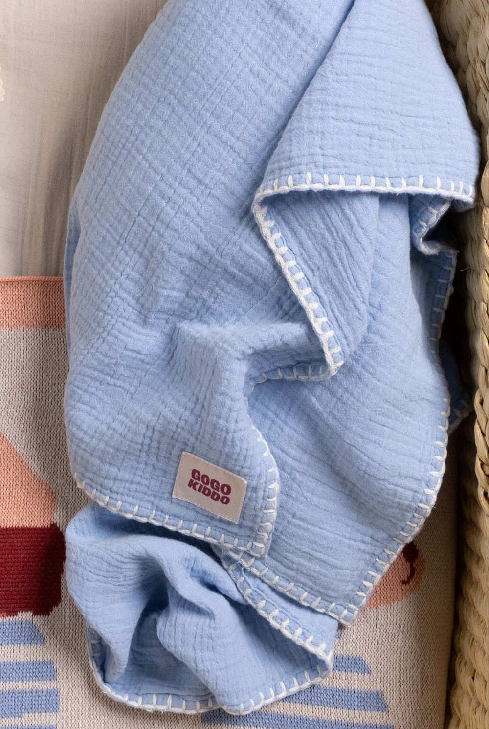 Light And Breathable Muslin Swaddle Duo - Yeehaw Dog