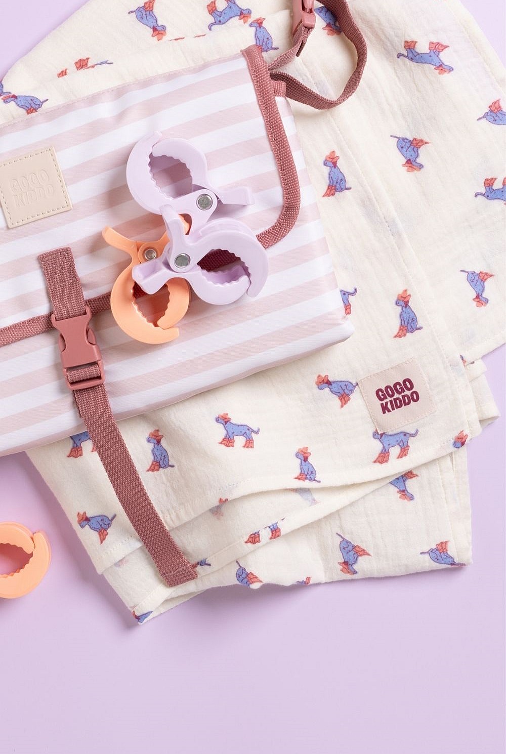 Light And Breathable Muslin Swaddle Duo - Yeehaw Dog