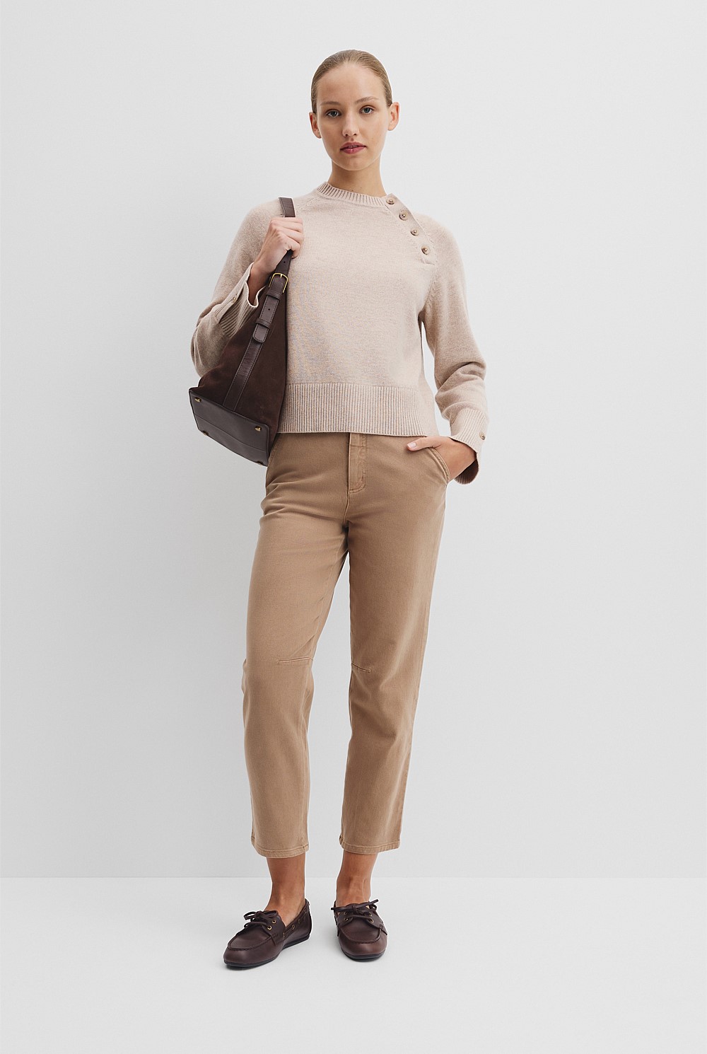 Button Neck Knit