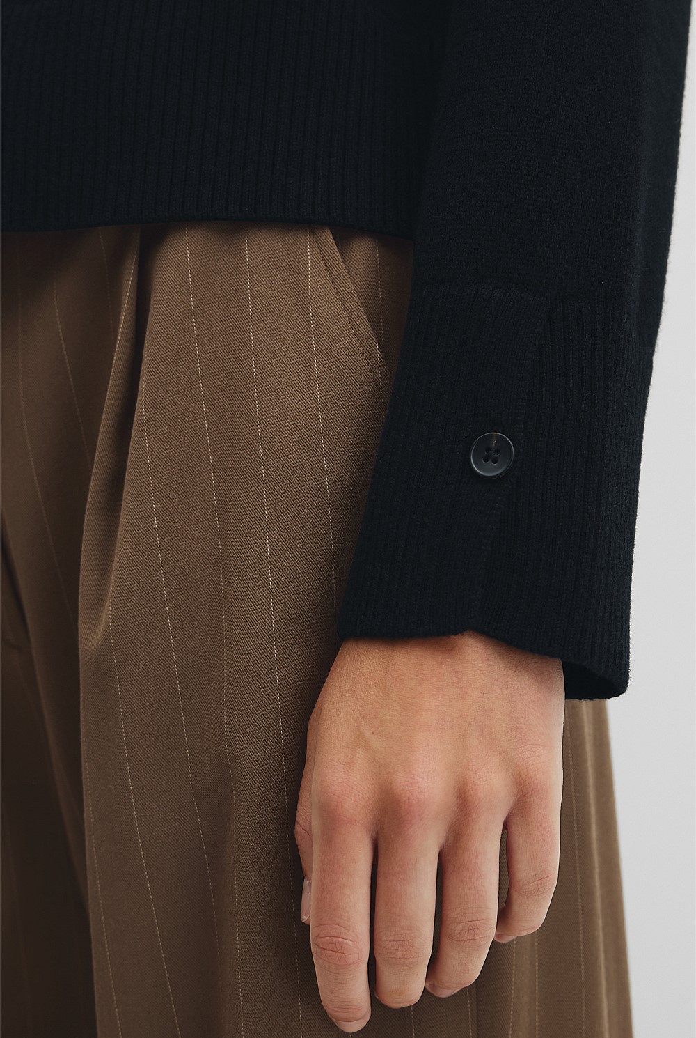 Button Neck Knit