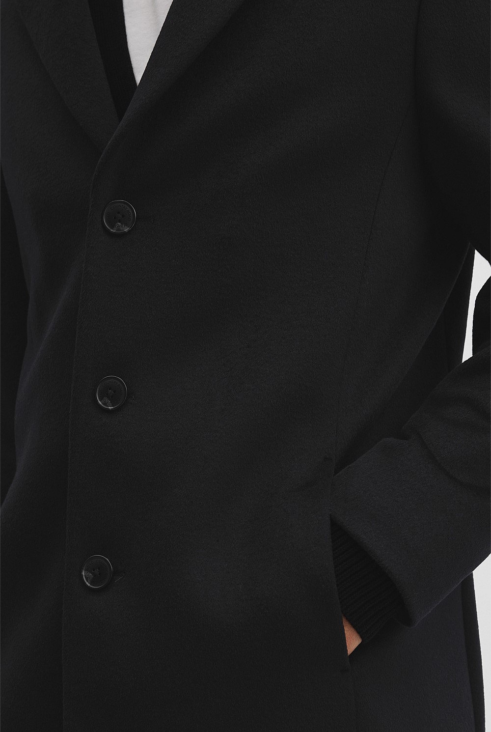 Single Breasted Overcoat