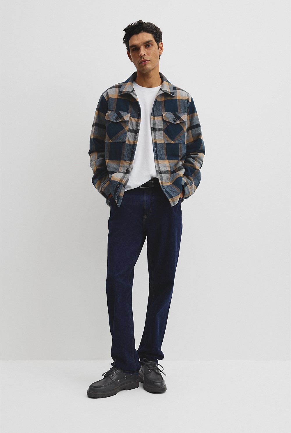 Check Sherpa Overshirt
