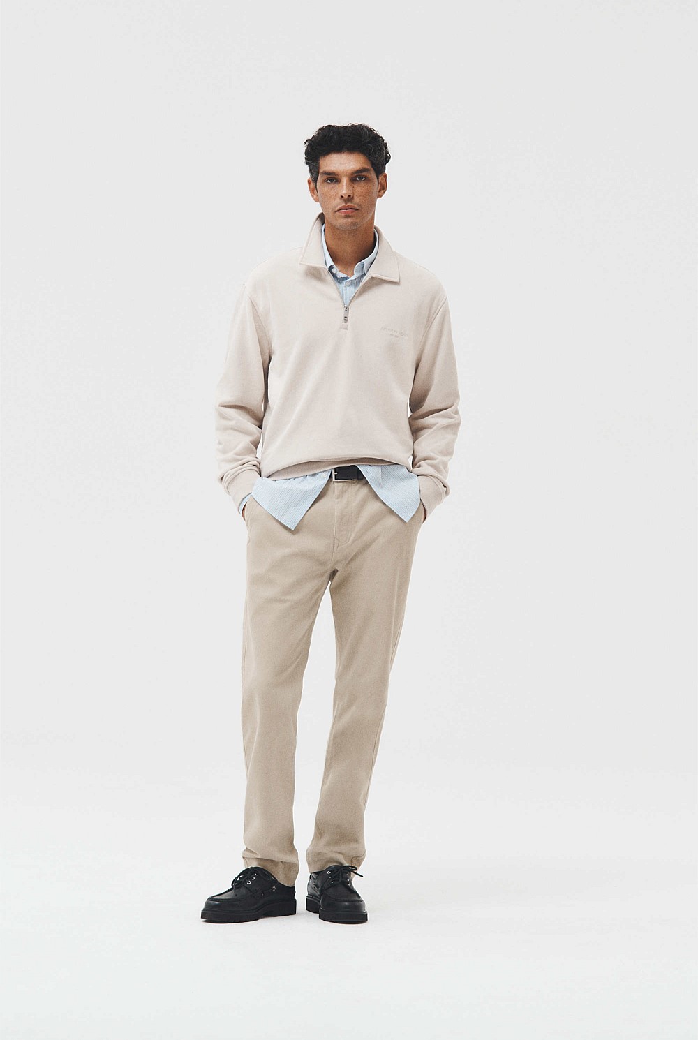Australian Cotton Collar Neck Sweat