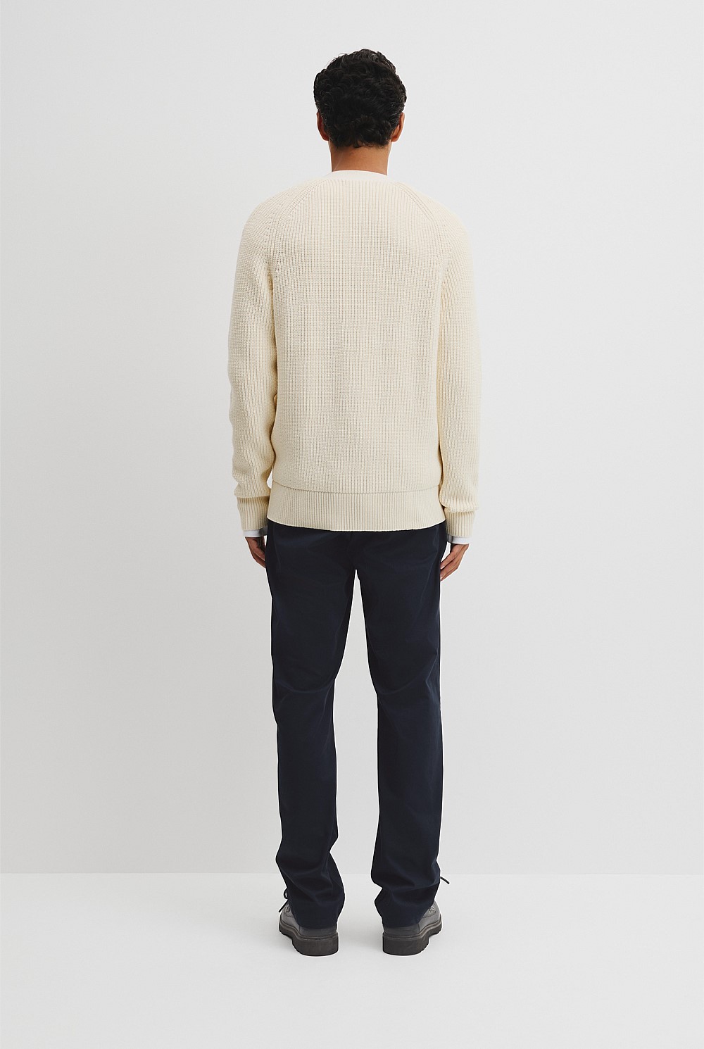 Cotton Rib Cardigan
