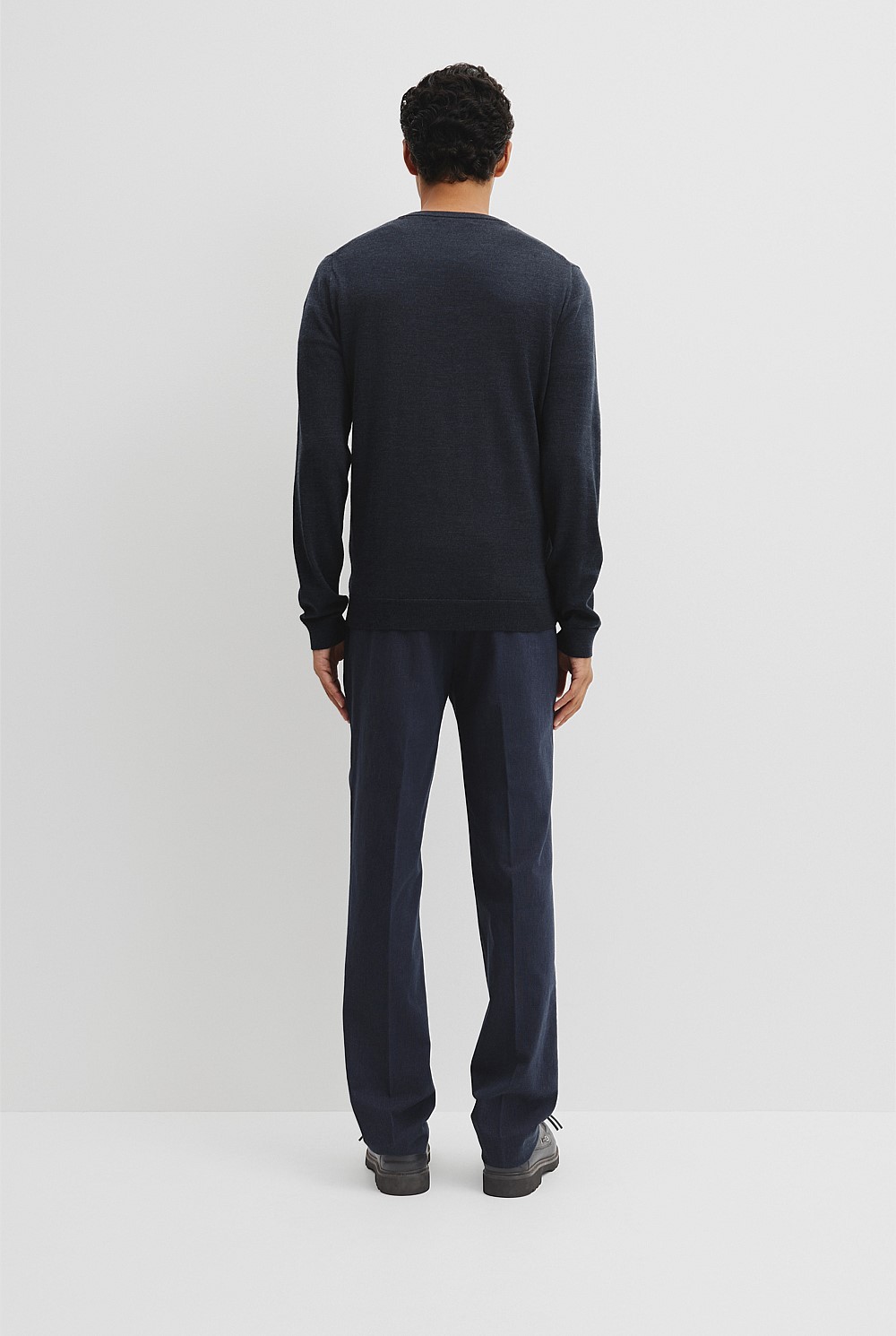 Merino Wool V-Neck Knit