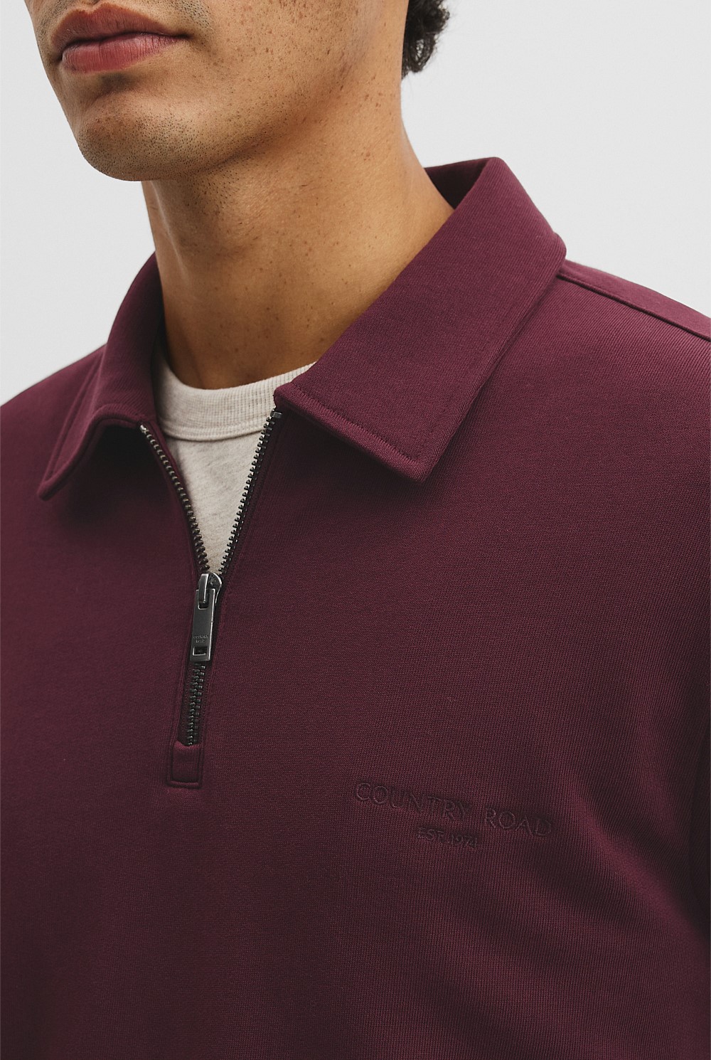 Australian Cotton Collar Neck Sweat