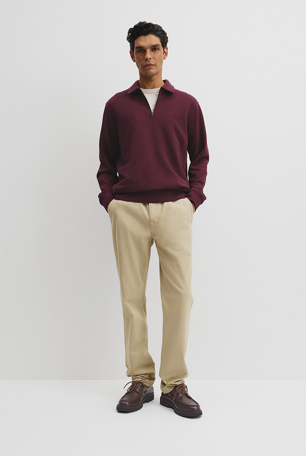Australian Cotton Collar Neck Sweat