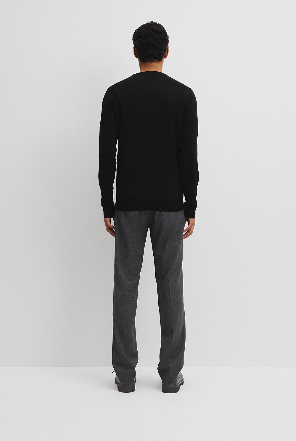 Merino Wool V-Neck Knit