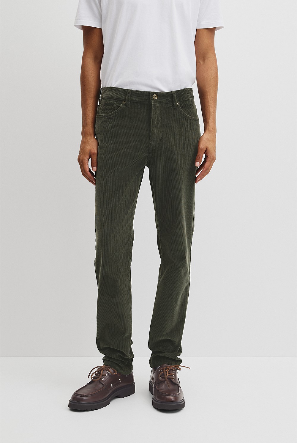 Tapered Cord 5 Pocket Pant