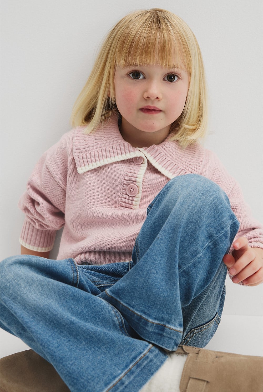 Tipped Popover Knit