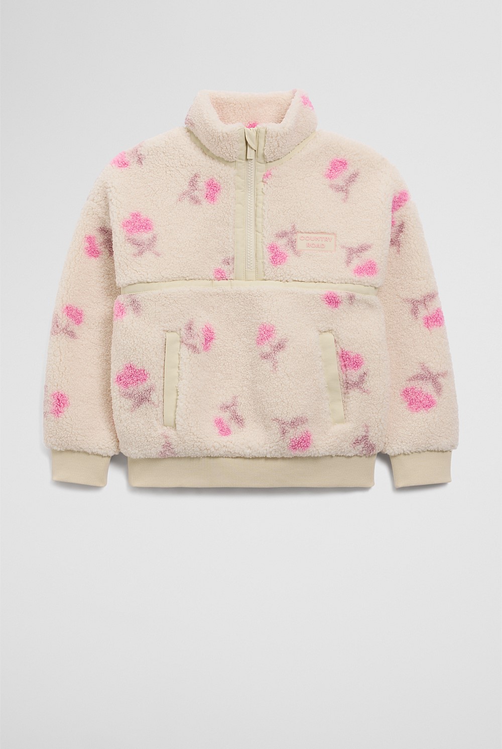 Printed Sherpa Sweat