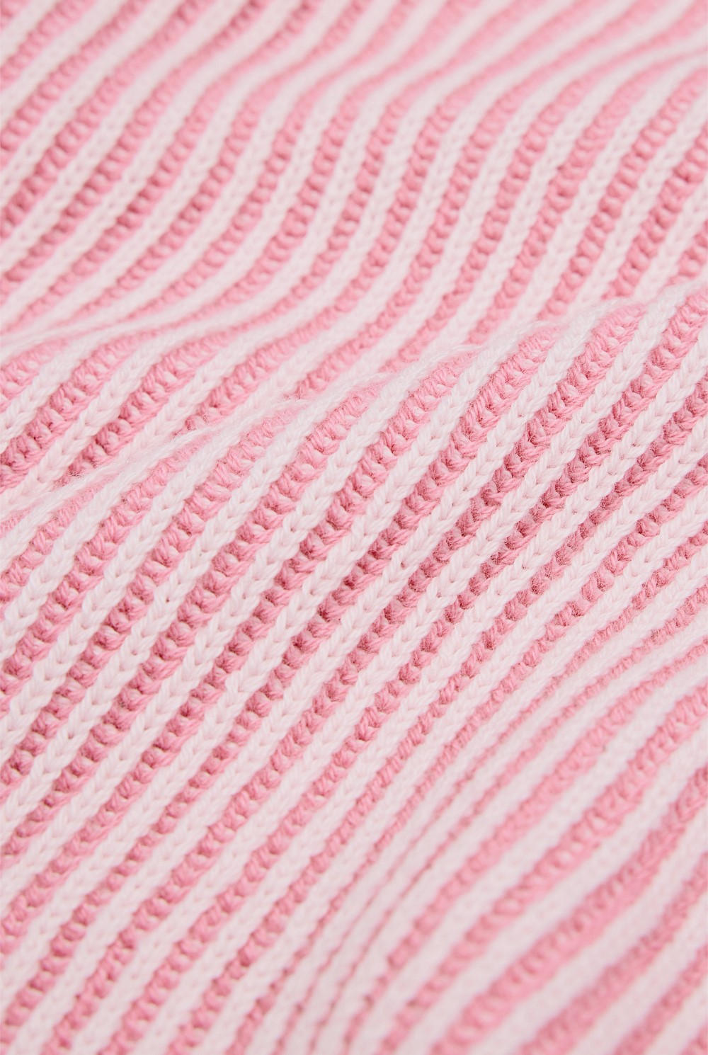Organically Grown Cotton Contrast Fisherman Knit