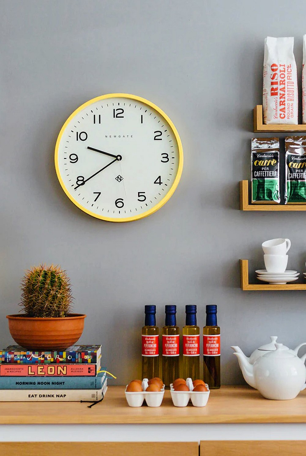 Number Three Echo Clock - Silicone Yellow