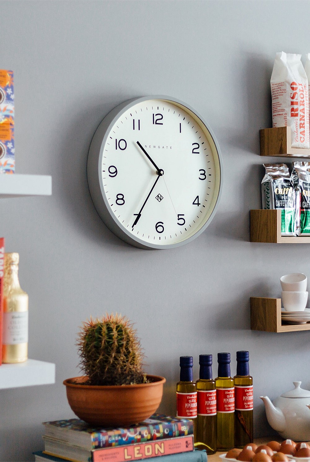 Number Three Echo Clock - Silicone Grey