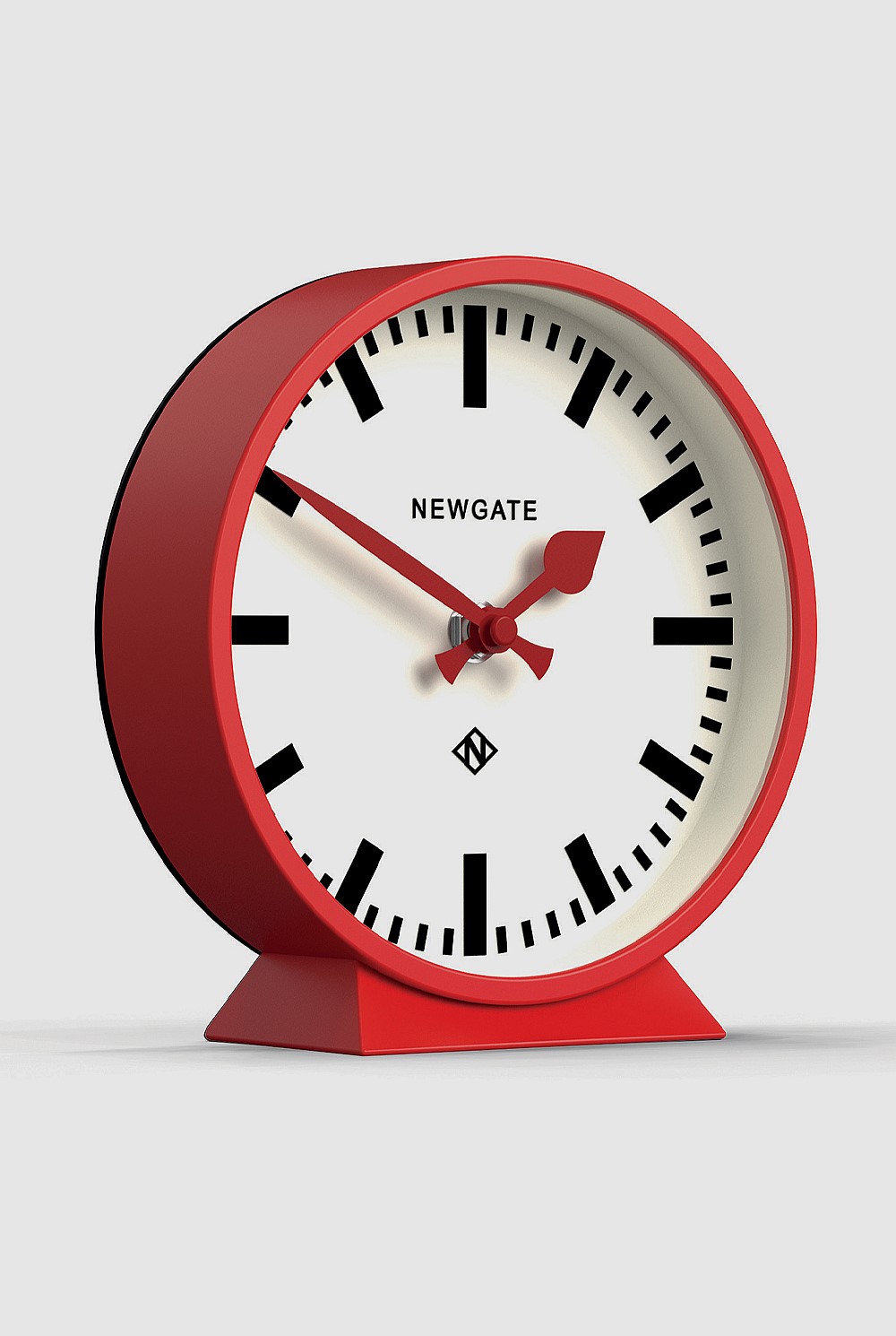 Railway Mantel Clock - Fire Engine Red
