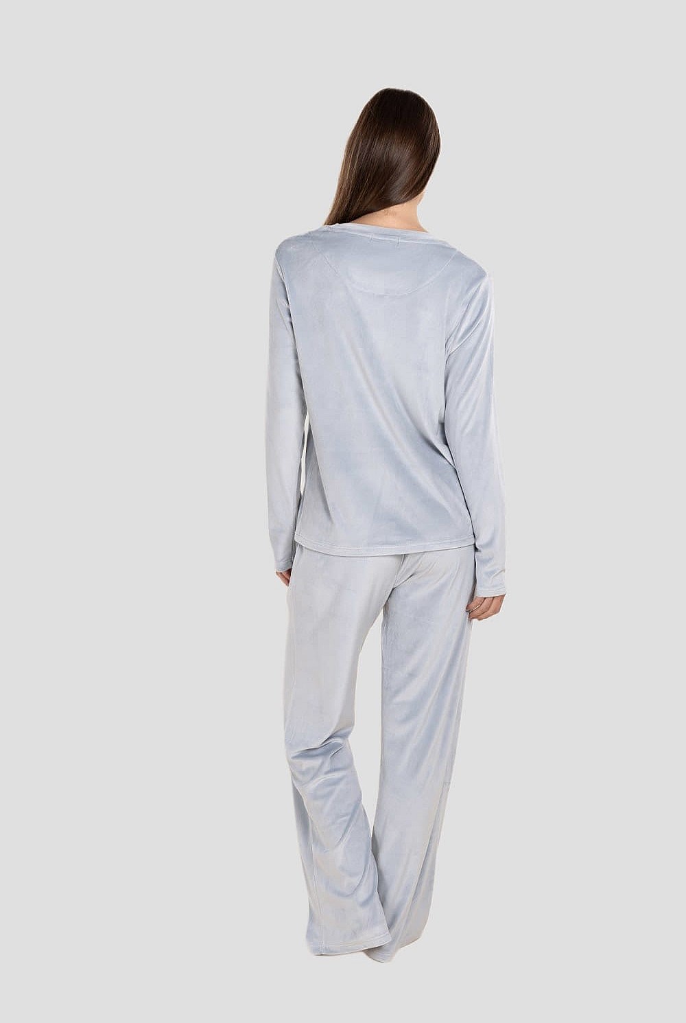 Thea Velour Long Lounge Set