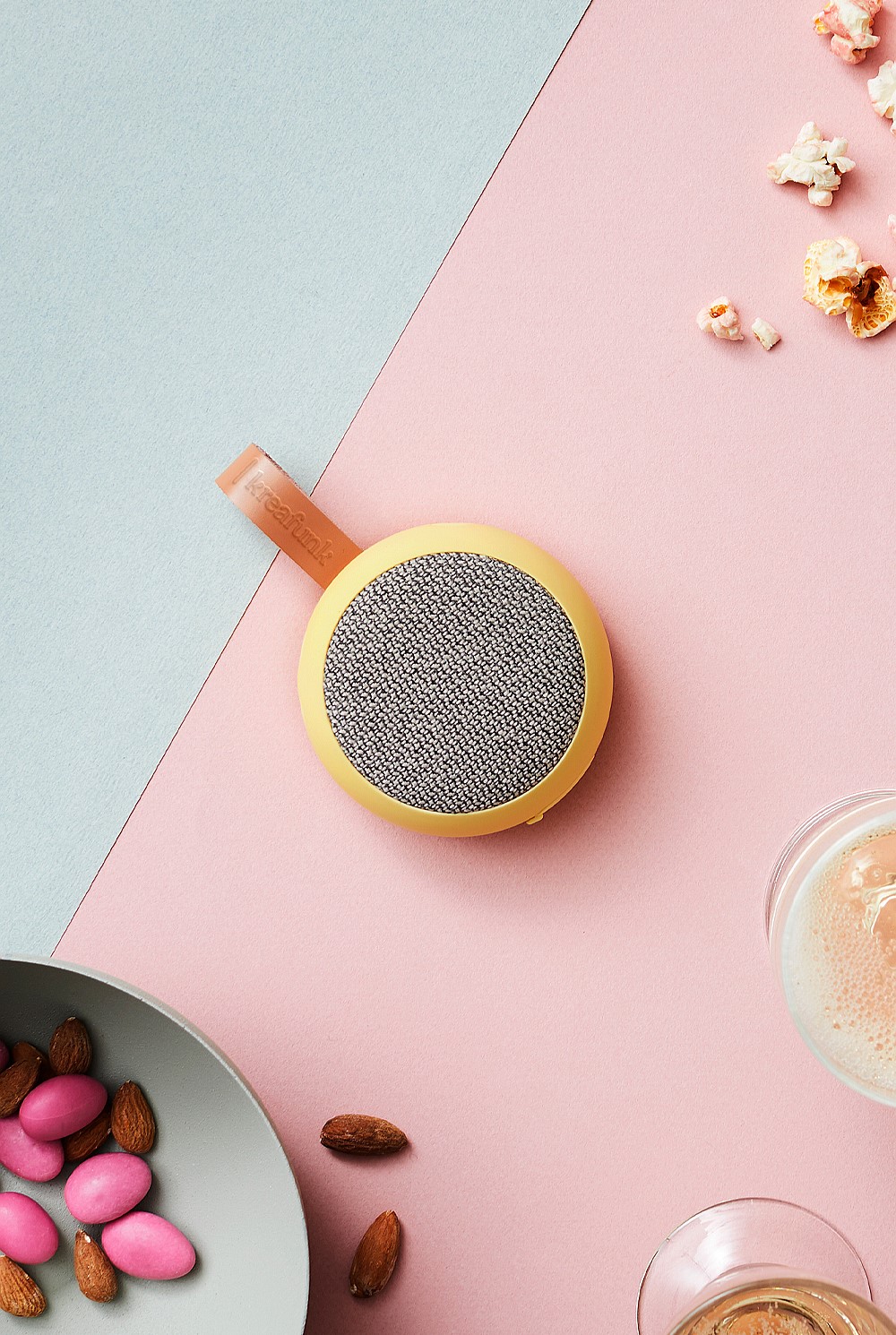 Ago 2 Fabric Bluetooth Speaker - Soft Yellow