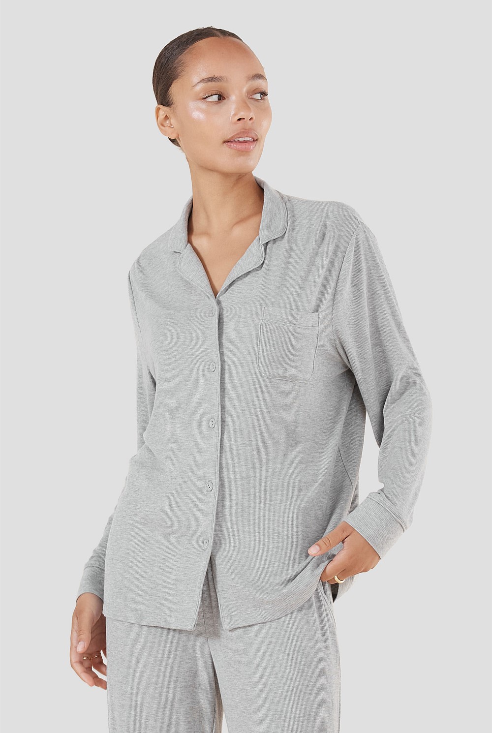 Emilia Ribbed Lounge Pj Set