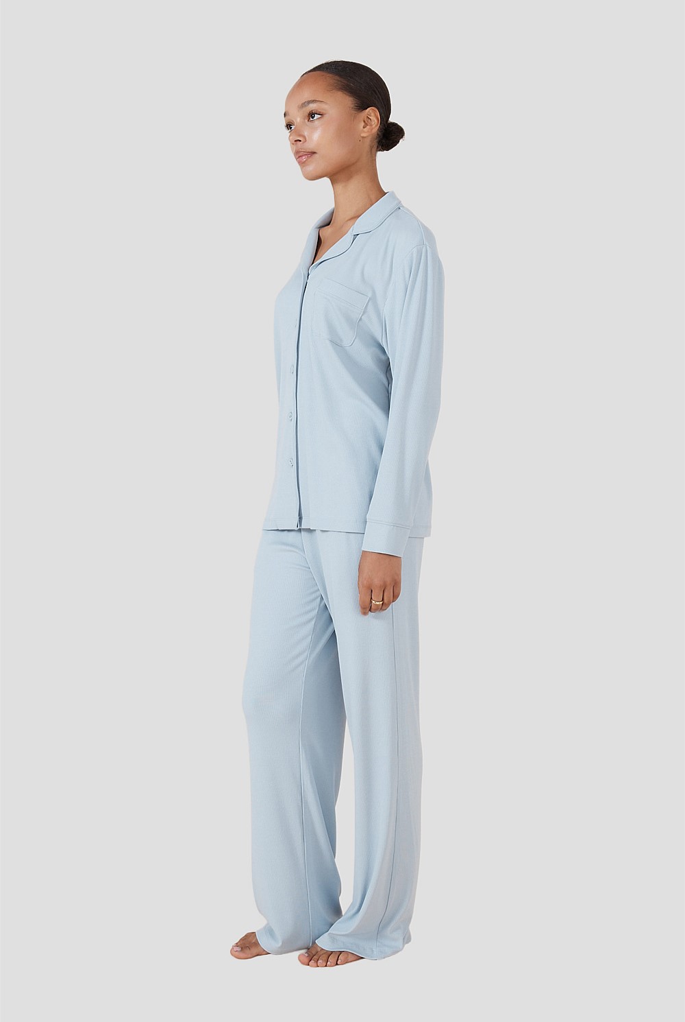 Emilia Ribbed Lounge Pj Set