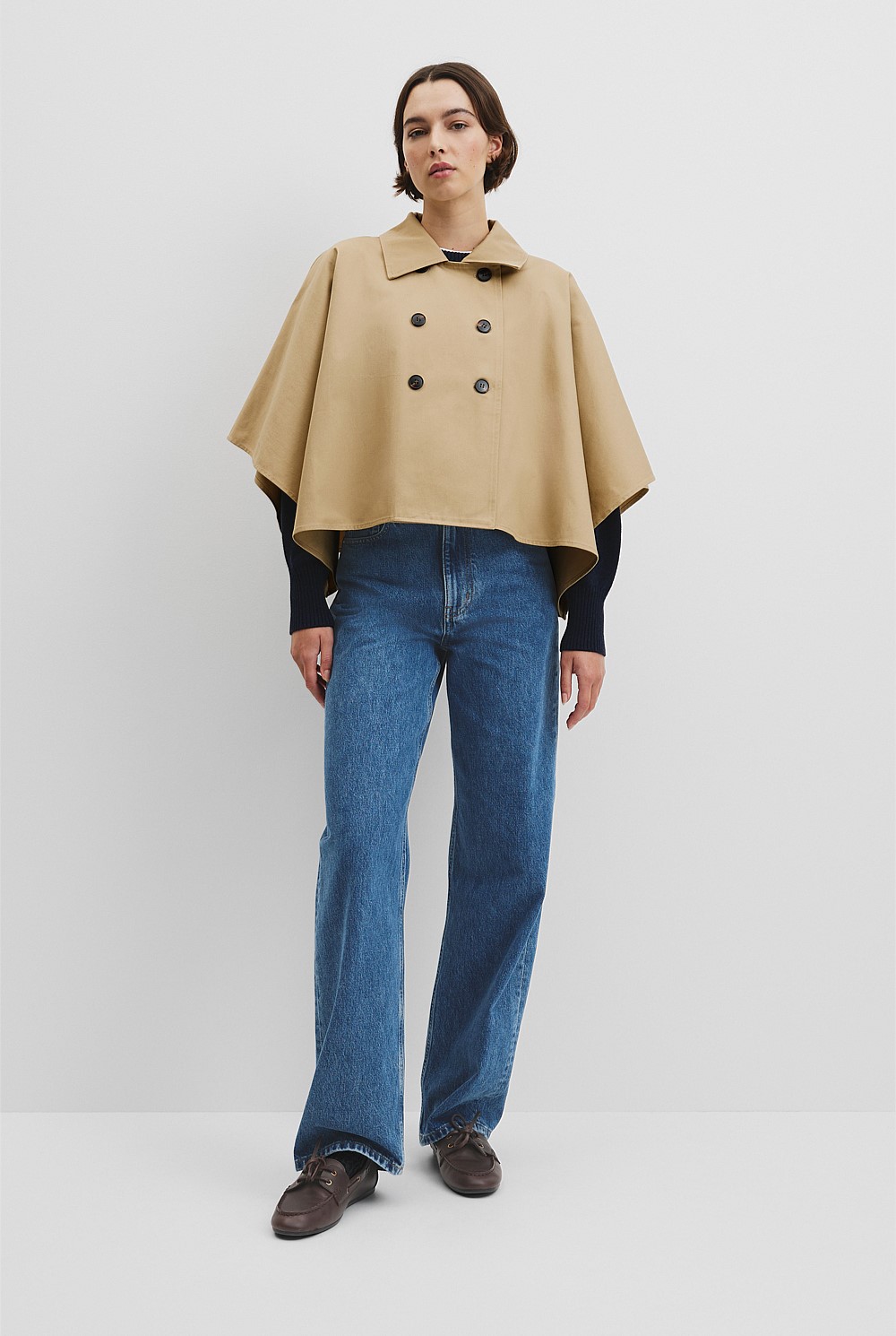 Button Through Cape
