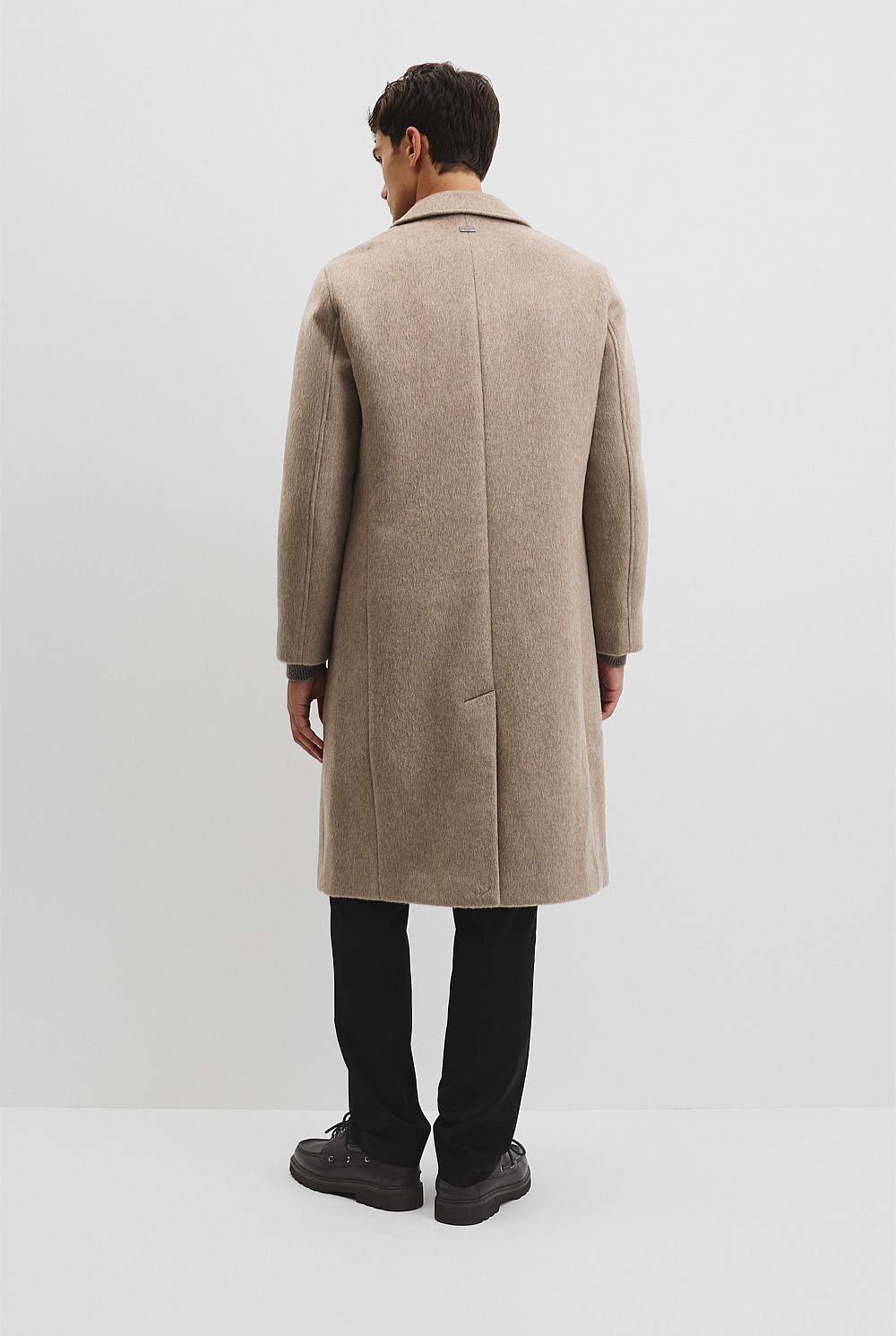Single Breasted Tailored Overcoat