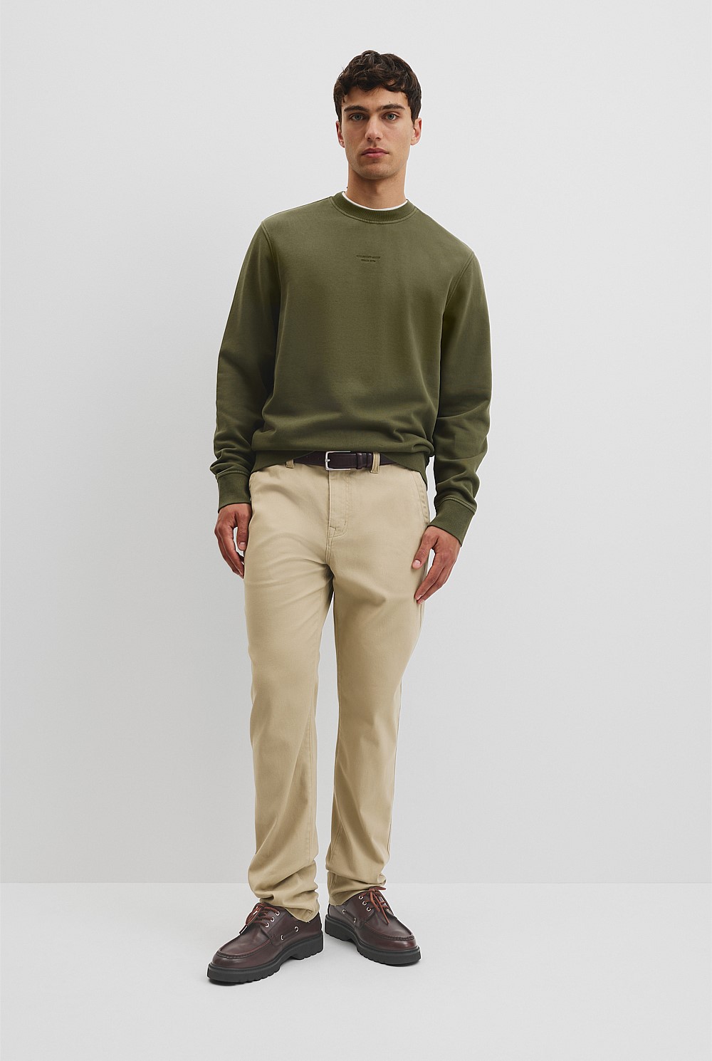 Australian Cotton Garment Dyed Crew Sweat