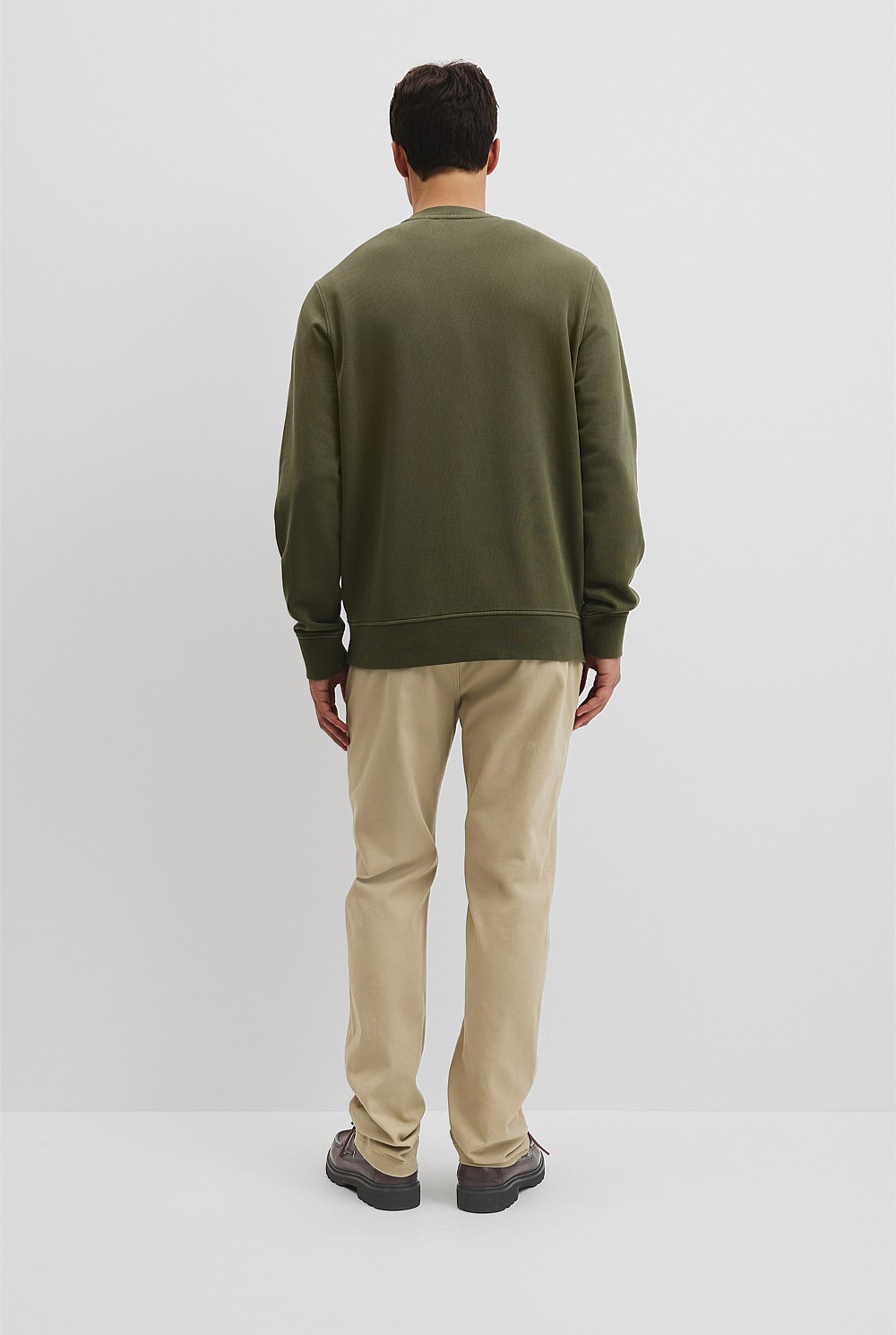 Australian Cotton Garment Dyed Crew Sweat