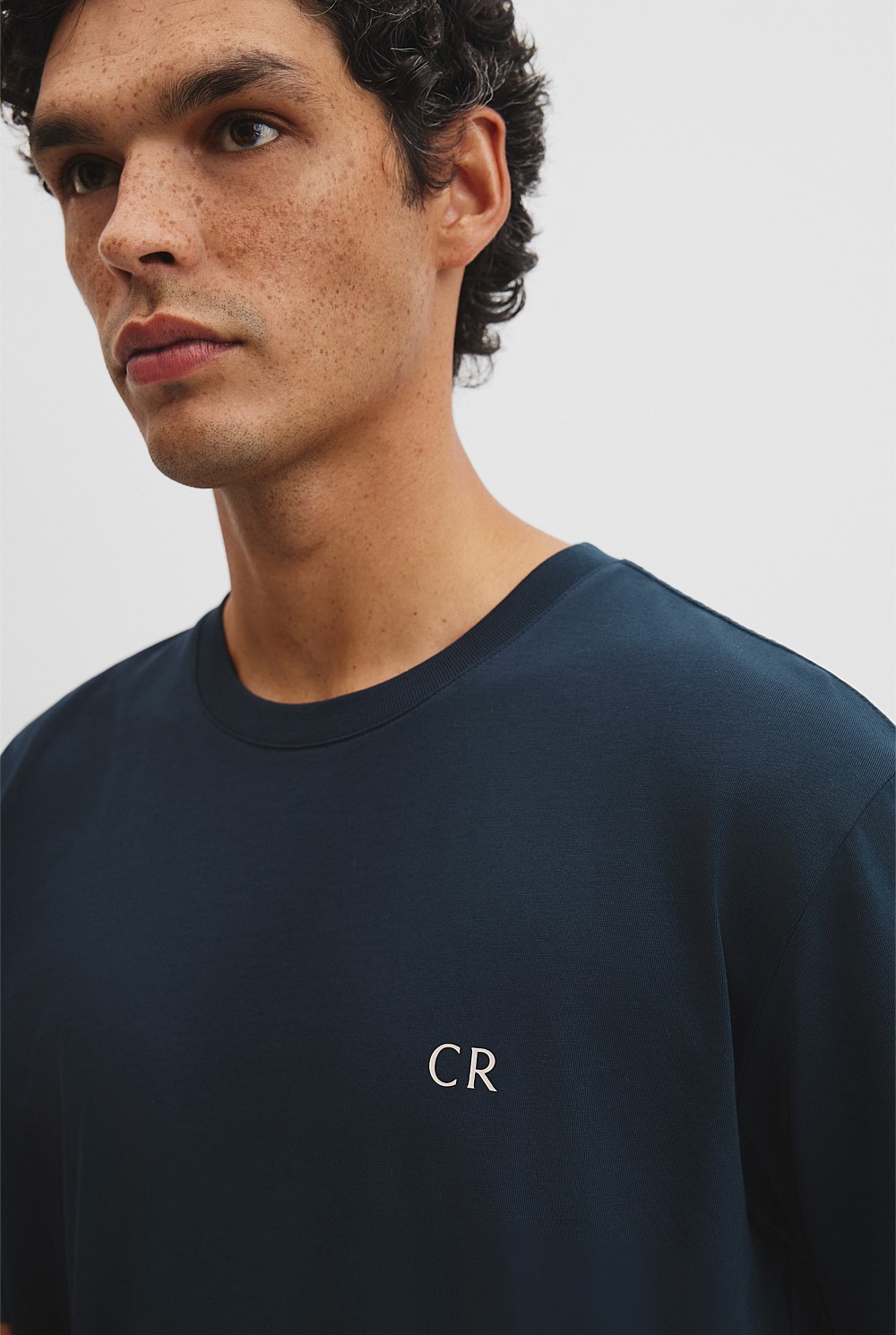 Short Sleeve Australian Cotton Country Road Modern Logo T-Shirt