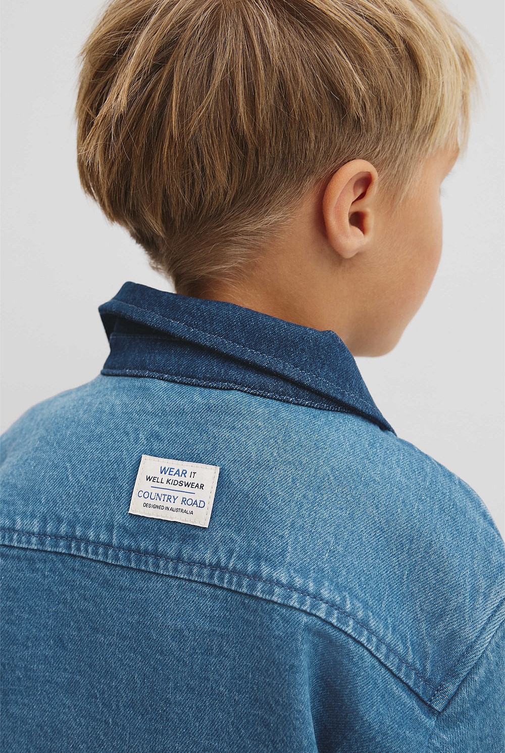 Patch Detail Denim Jacket