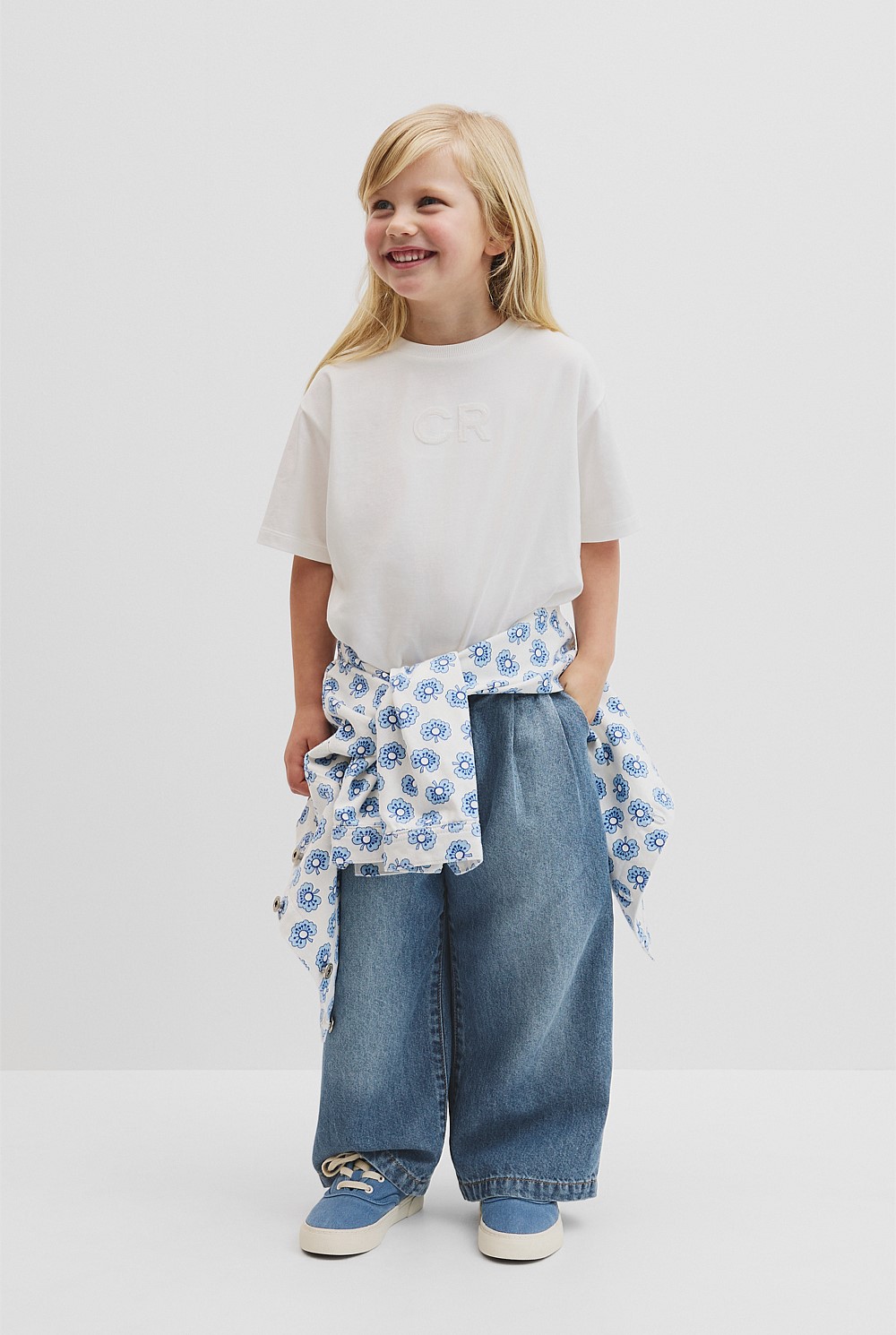 Short Sleeve Sequin Logo T-Shirt