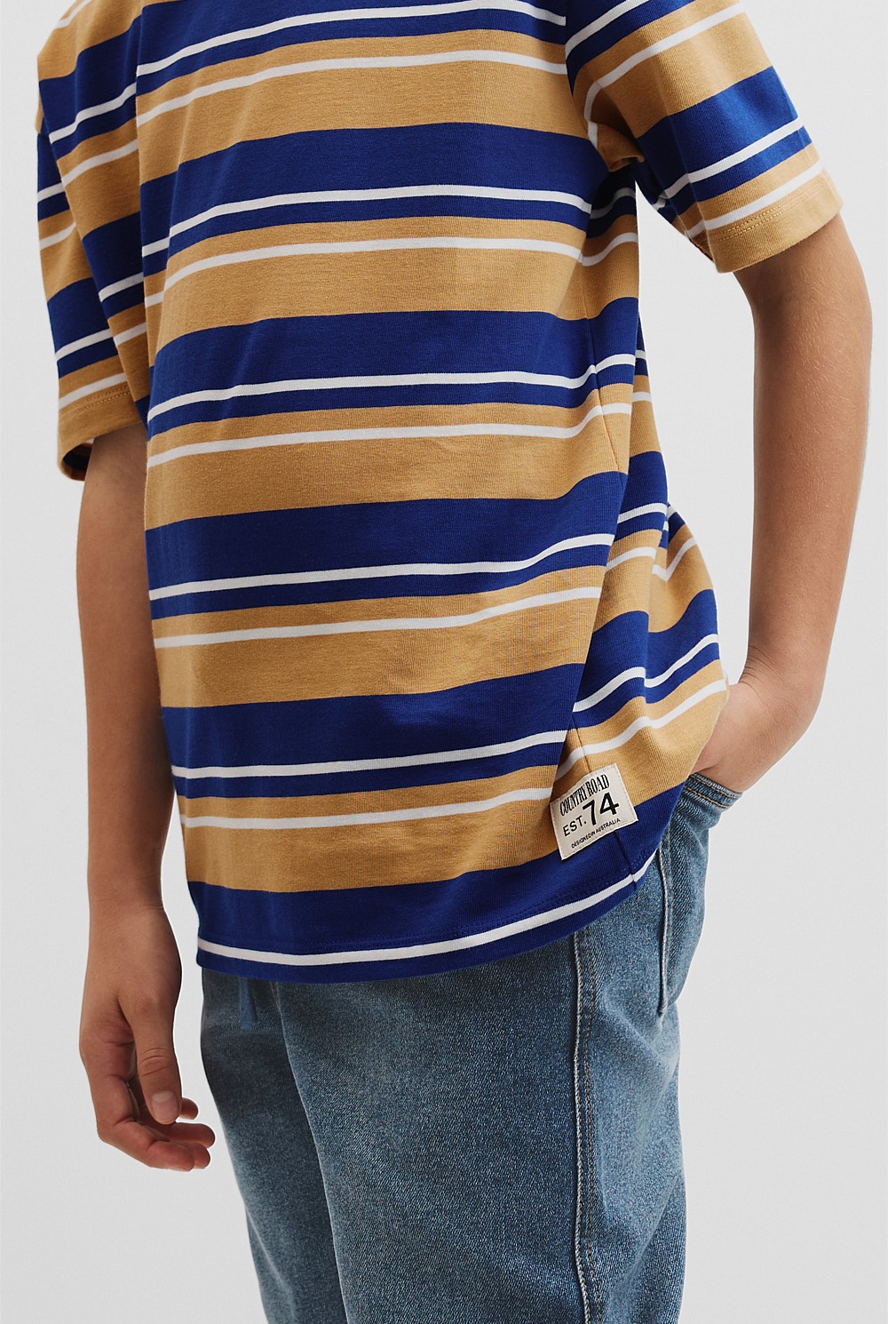 Relaxed Stripe Short Sleeve T-Shirt