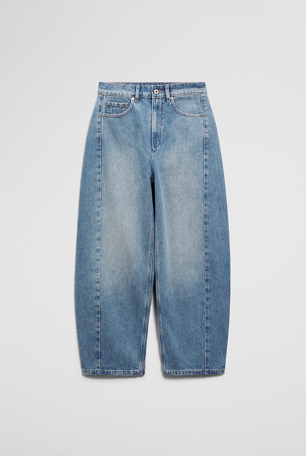 High Rise Barrel Jean