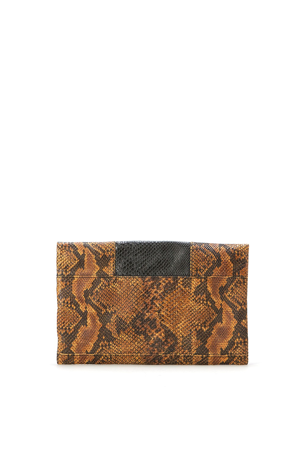 Snake Print Clutch