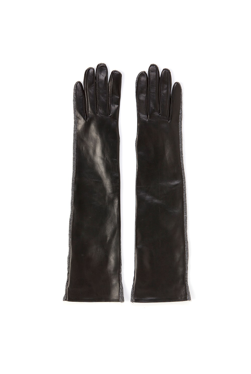 Leather Knit Gloves