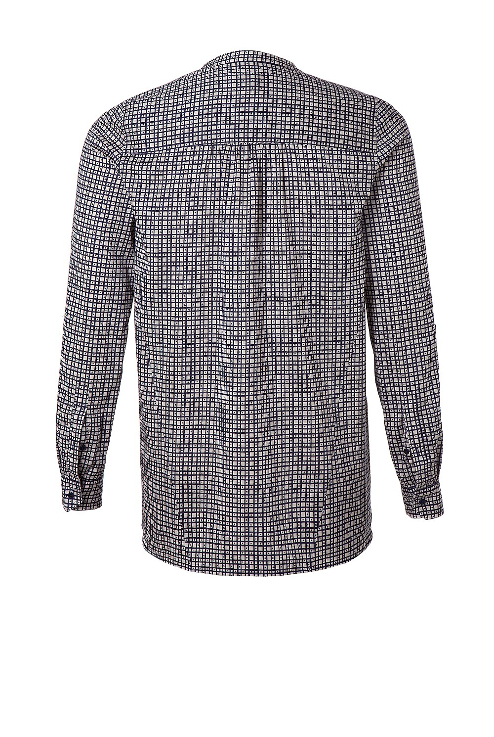 Print Collarless Tunic