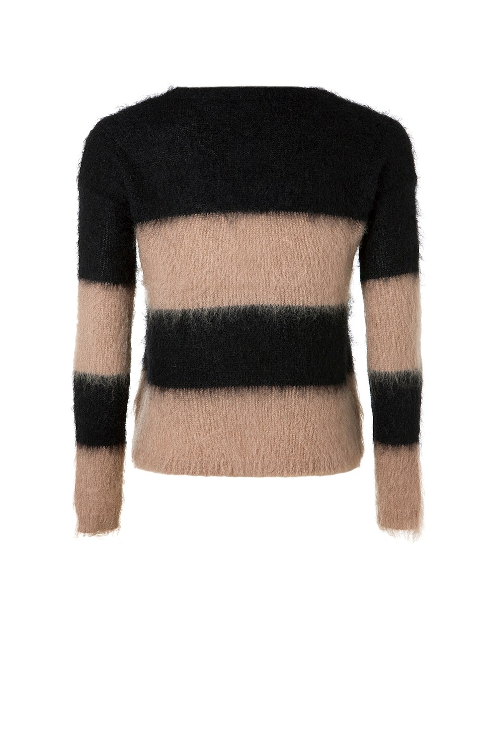 Stripe Mohair Blend Knit