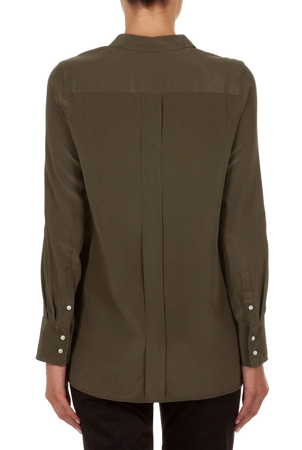 Washed Silk Pocket Shirt