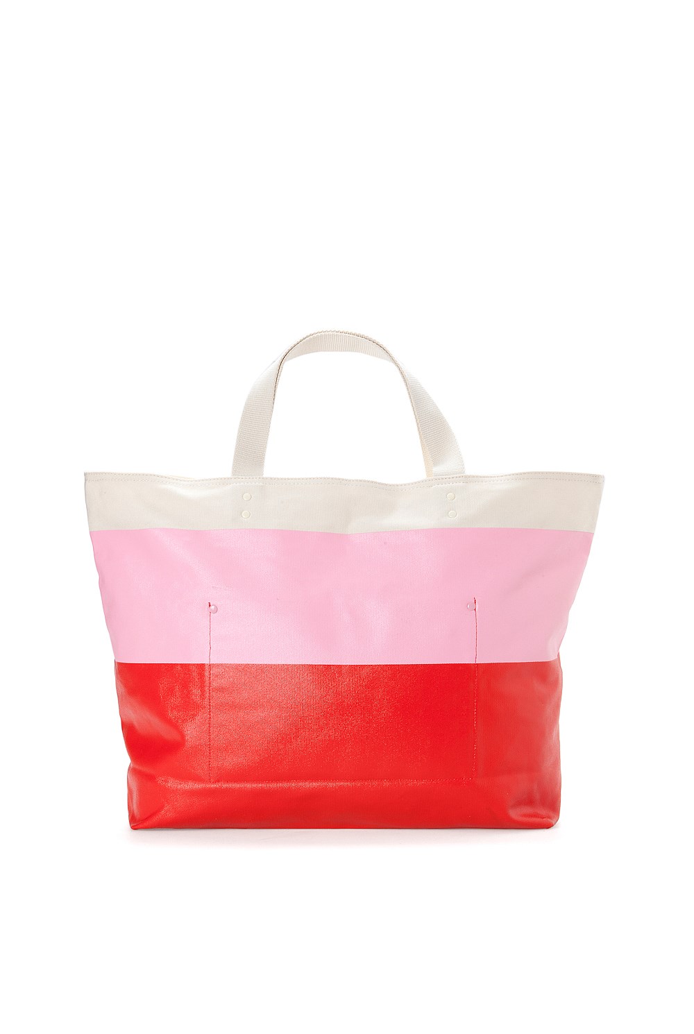 Colour Block Stripe Tote