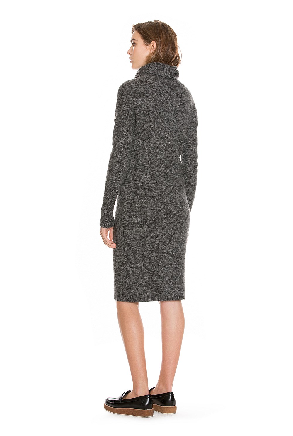 Roll Neck Knit Dress